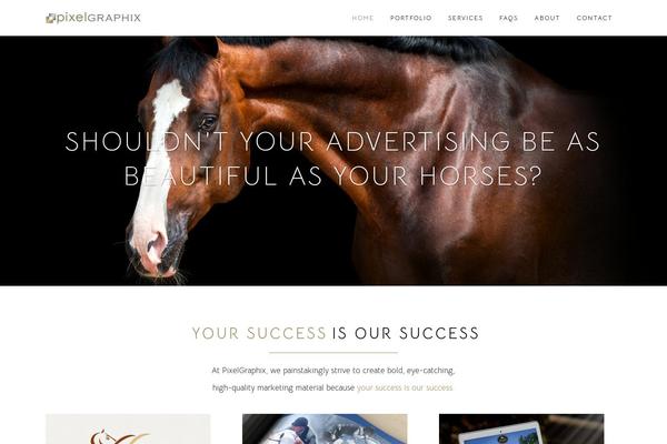 Bridge Child theme site design template sample