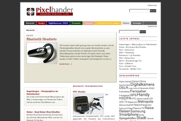pixelhander.com site used Branfordmagazine
