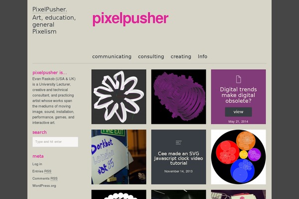 Daily theme site design template sample