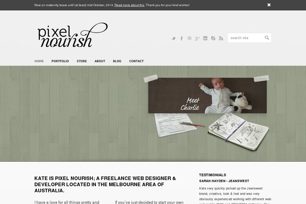 Site using Brankic Photostream Widget plugin