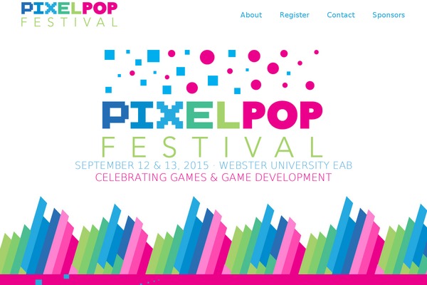 pixelpopfestival.com site used Pixelpop-wordpress-template