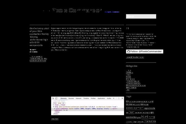 pixelscommander.com site used Blogum