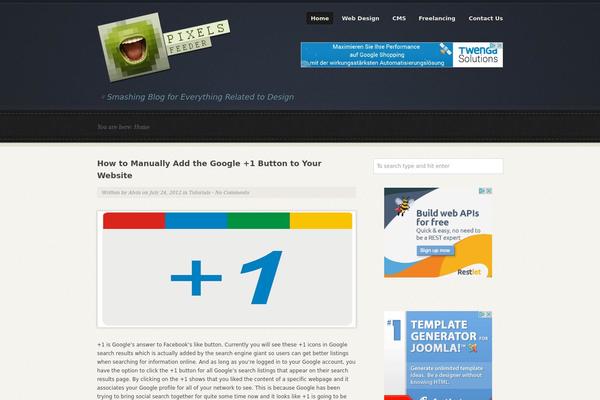 Redux theme site design template sample