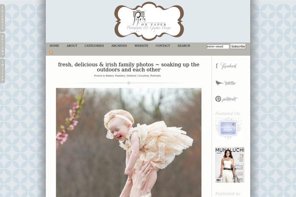 ProPhoto 3 theme site design template sample