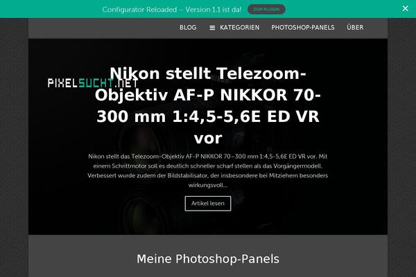 Site using Flickr Justified Gallery plugin