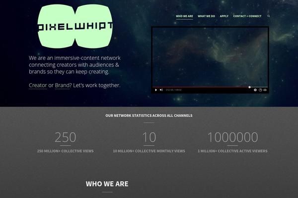 Dante theme site design template sample