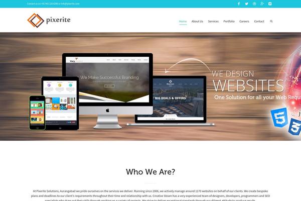 Dante theme site design template sample