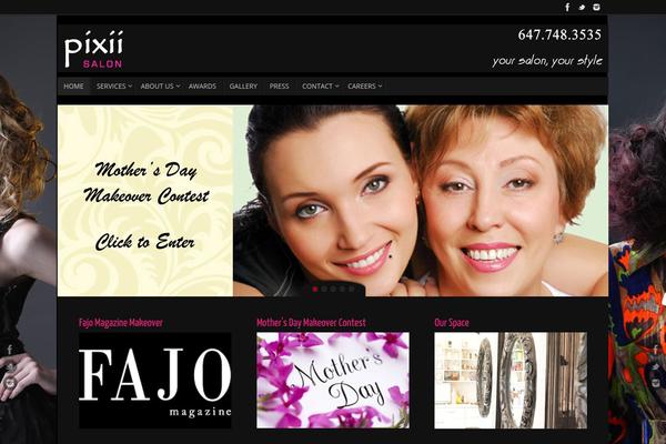 Tempera theme site design template sample