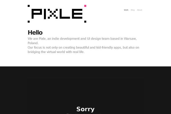 Blox theme site design template sample