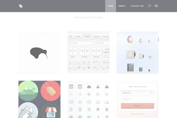 Arlo theme site design template sample