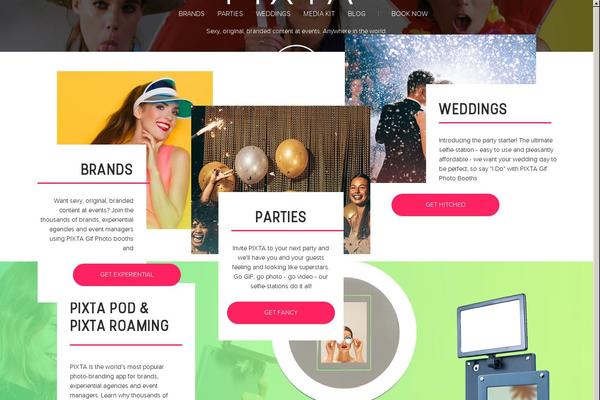 Salient Child theme site design template sample