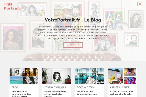 luna theme site design template sample