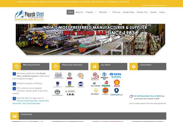Alcatron theme site design template sample