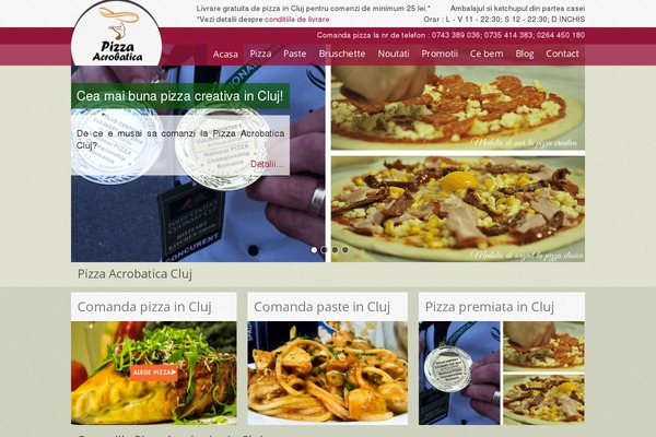 Infinite theme site design template sample