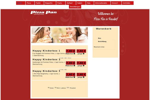 Site using Wppizza-add-ingredients plugin