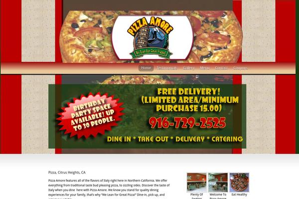 Inspire theme site design template sample