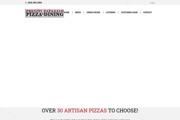 pizzaanddining.com site used Fooddy