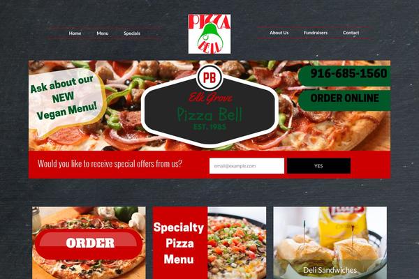 Organic theme site design template sample