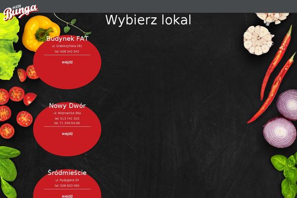 pizzabunga.pl site used D3pro