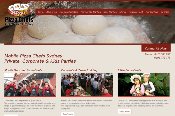White Rock theme site design template sample