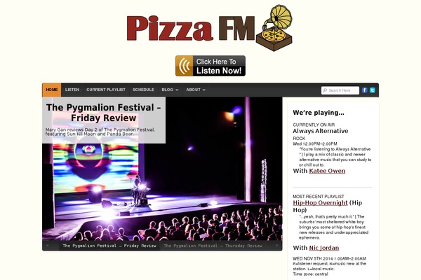 Site using Candy Social Widget plugin