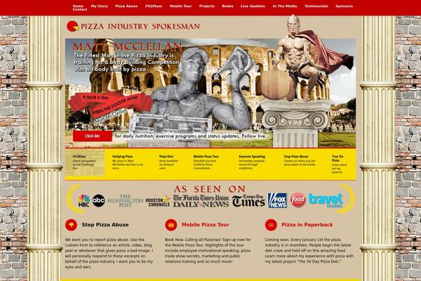 Pitch theme site design template sample
