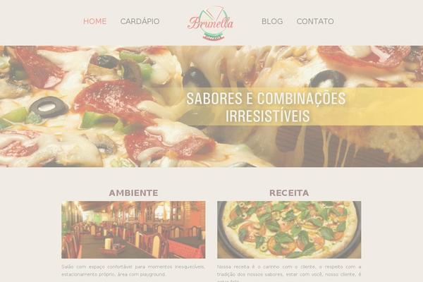 Cafeteria theme site design template sample