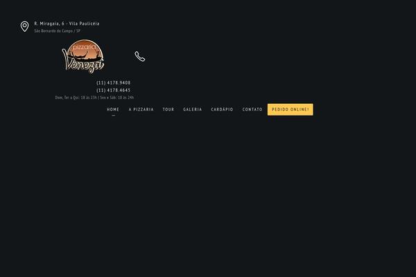 pizzariaveneza.com.br site used Sitebox