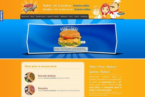 pizzazradosci.pl site used Pizzeria