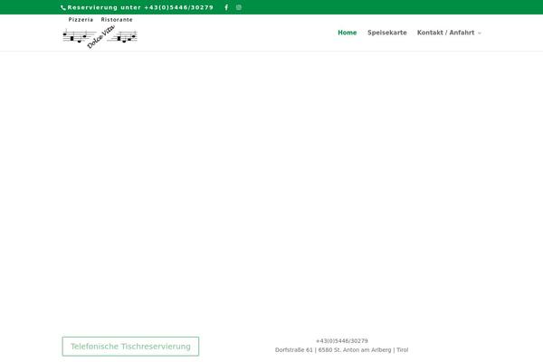 Divi theme site design template sample