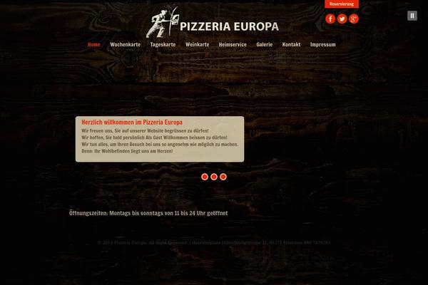 Dine & Drink theme site design template sample