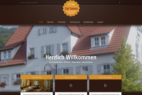 Linguini theme site design template sample