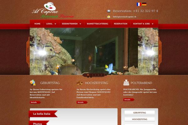 Bordeaux theme site design template sample
