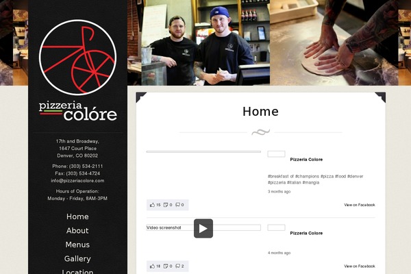 Eatery theme site design template sample