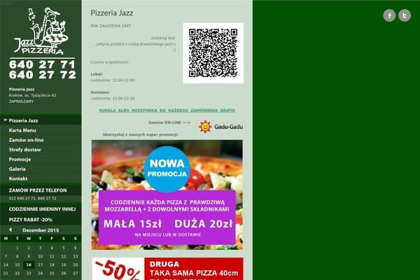 Ristorante theme site design template sample