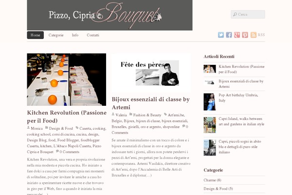 Rima theme site design template sample