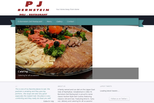 Gusteau theme site design template sample