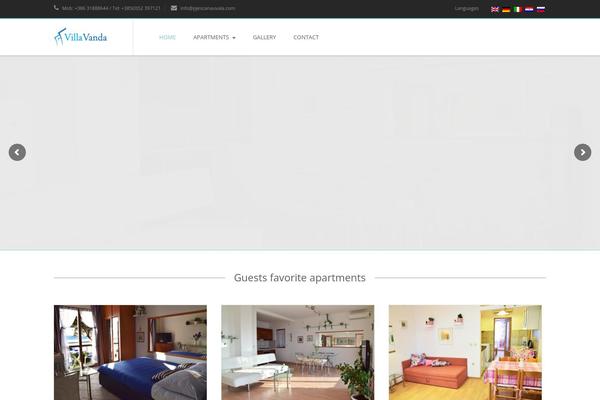 Starhotel theme site design template sample