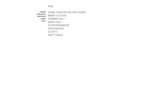 Minimalist theme site design template sample