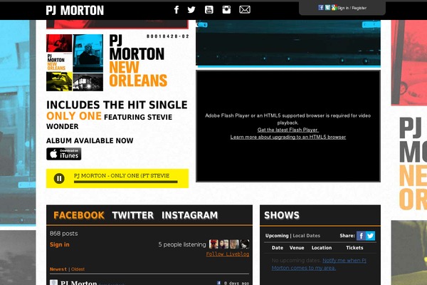 Site using Janrain-capture-screens plugin