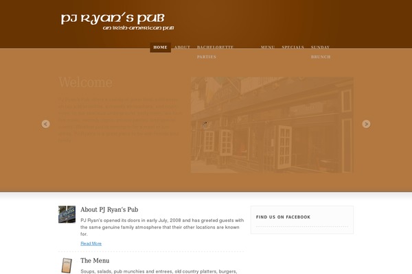 Coffee Break theme site design template sample