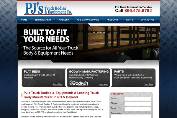 pjstruckbodies.com site used Pjs