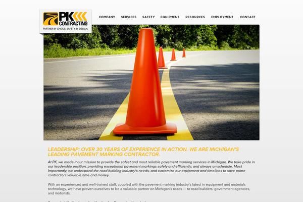 Pk theme site design template sample