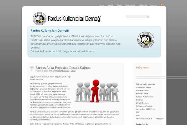 WordPress website example screenshot