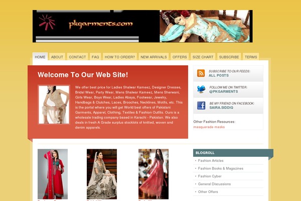 Mainstream website example screenshot