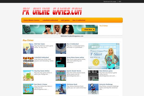 Durus theme site design template sample