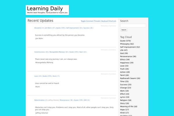 P2 theme site design template sample