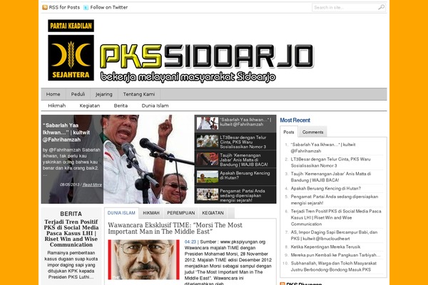 pks-sidoarjo.org site used Newspro_v2.8.6