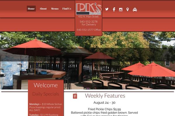 Basic theme site design template sample