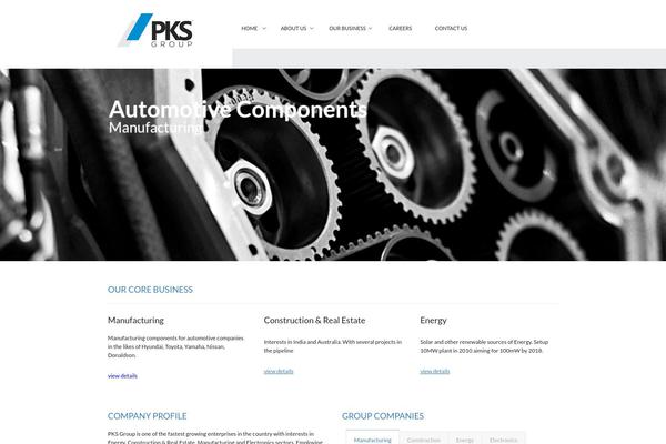 Novus theme site design template sample